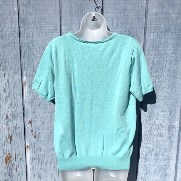Bedford Knit short sleeve sweater top - Picture 9 of 13